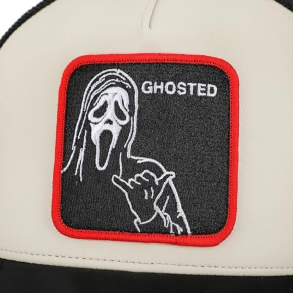 Ghostface Trucker Hat Adjustable Mesh Retro Horror Fan Accessory main image 5